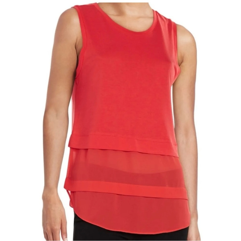 Michael Kors women’s size large, layered‎ sleeveless top